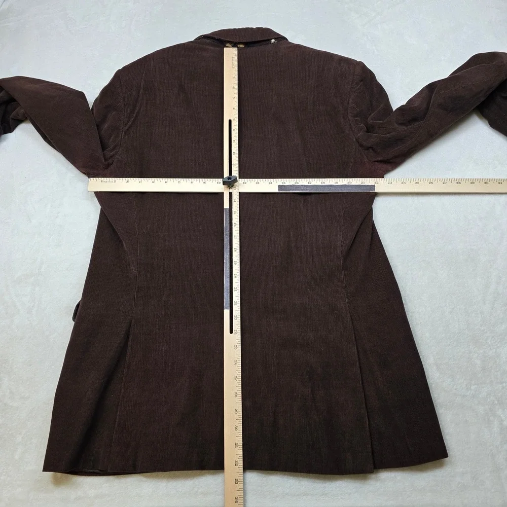 Burberry London Corduroy‎ Sport Coat Mens 44L 44 Brown Bespoke Cotton Cashmere